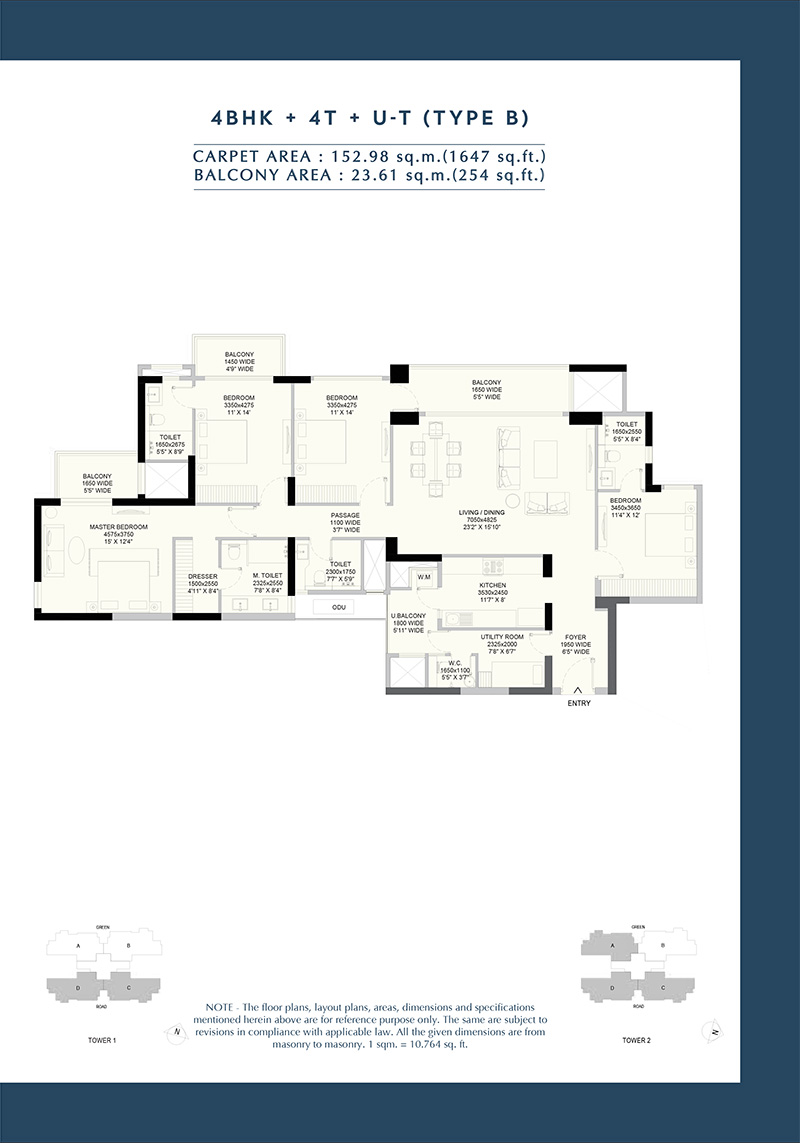 Emaar Amaris Floor Plans