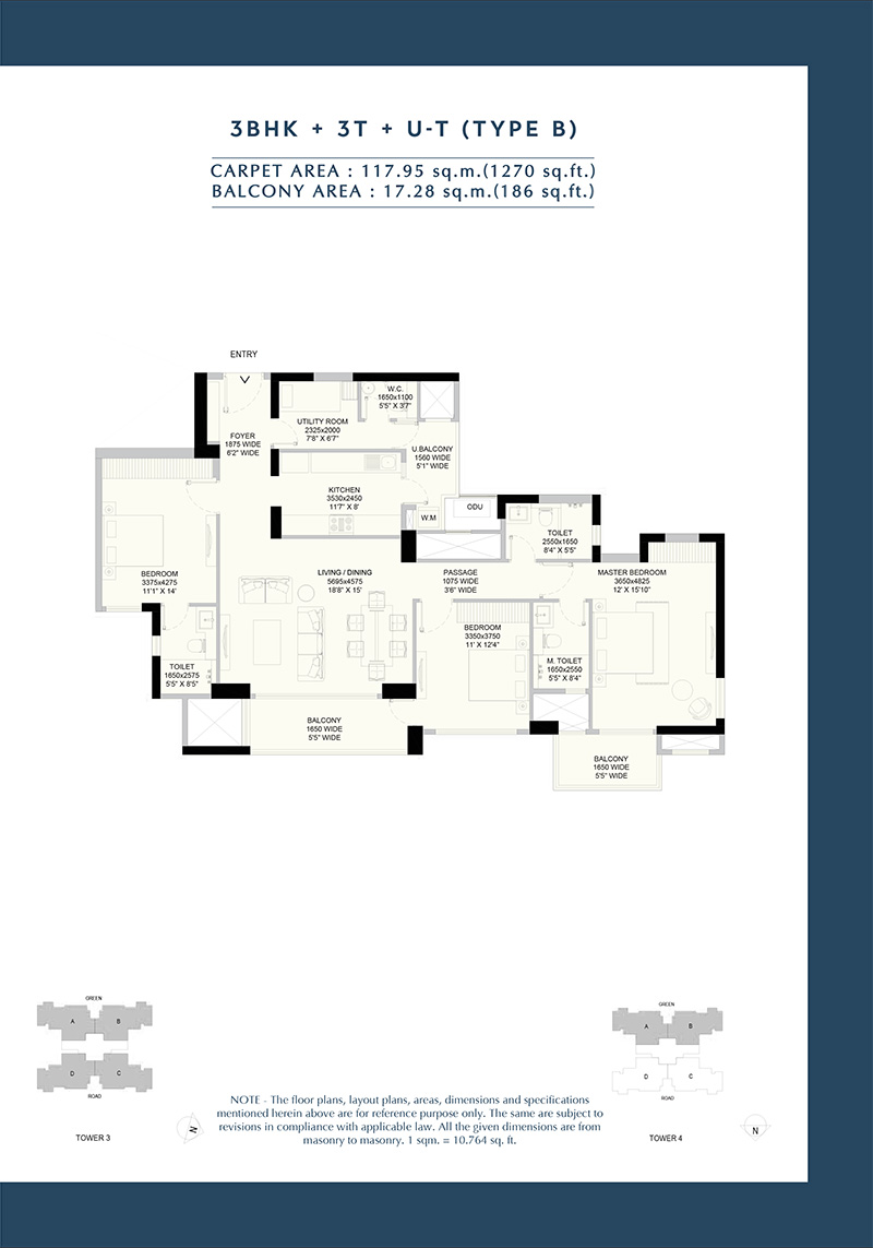 Emaar Amaris Floor Plans