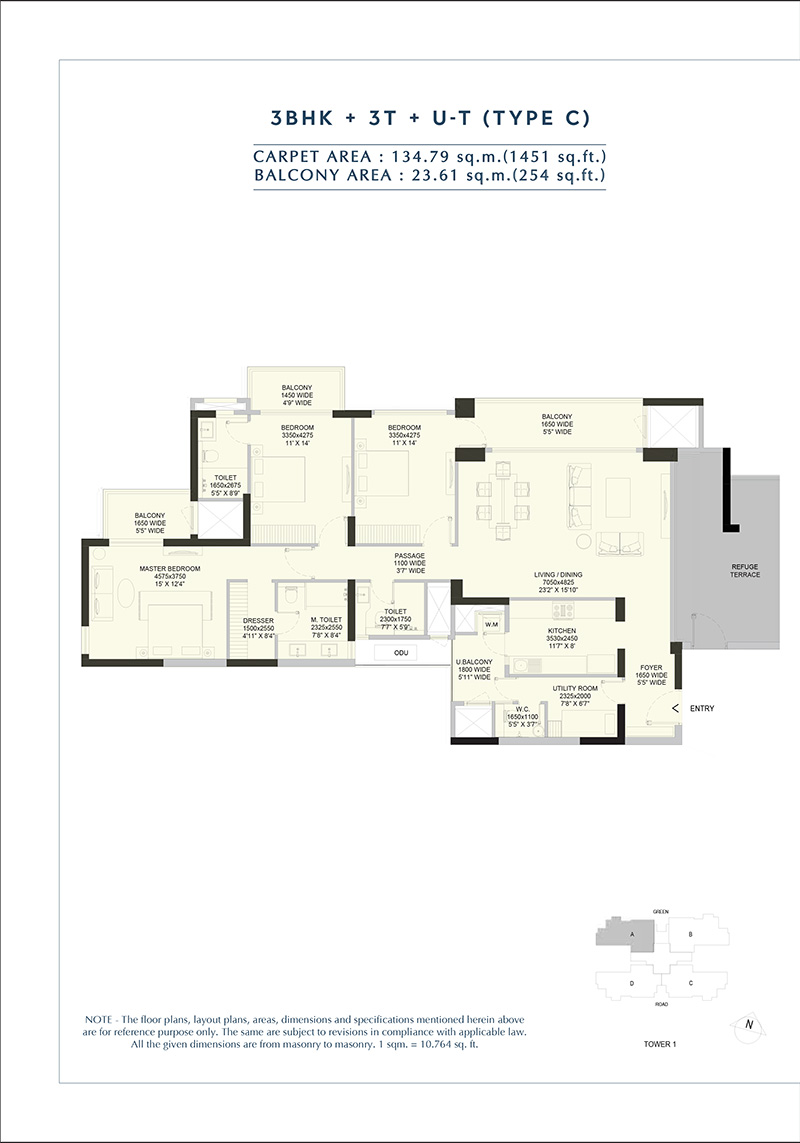 Emaar Amaris Floor Plans