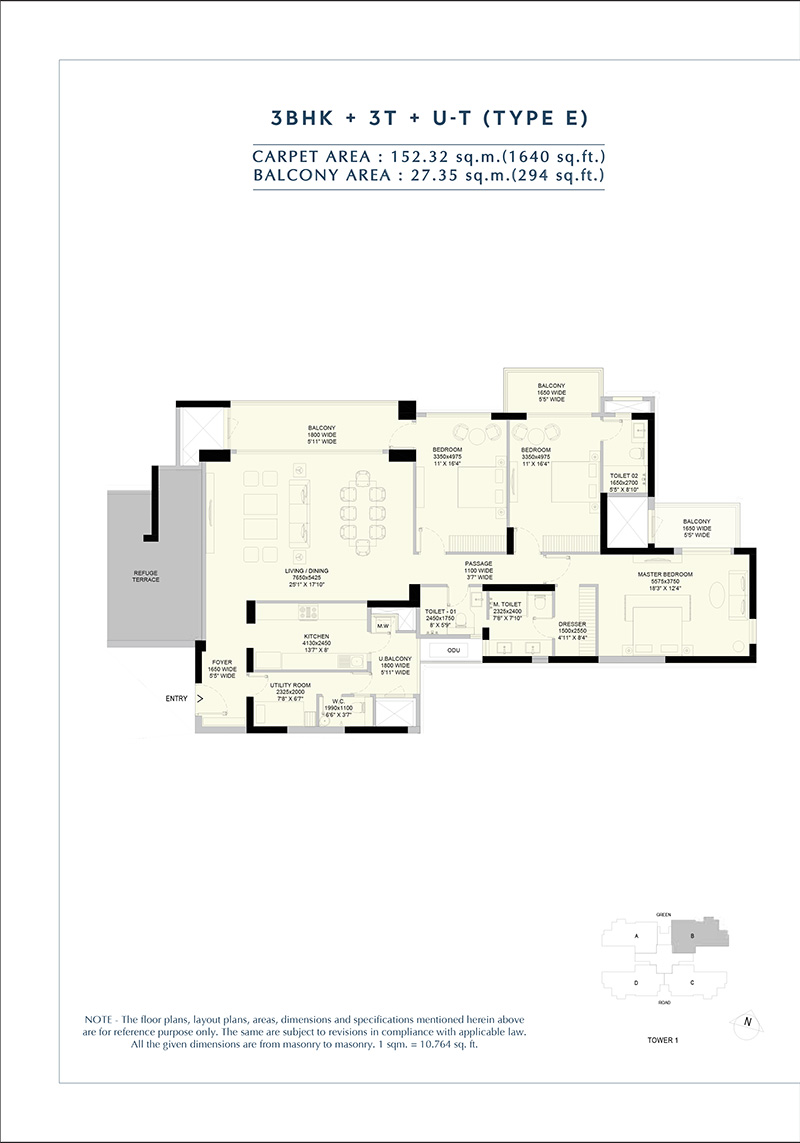 Emaar Amaris Floor Plans