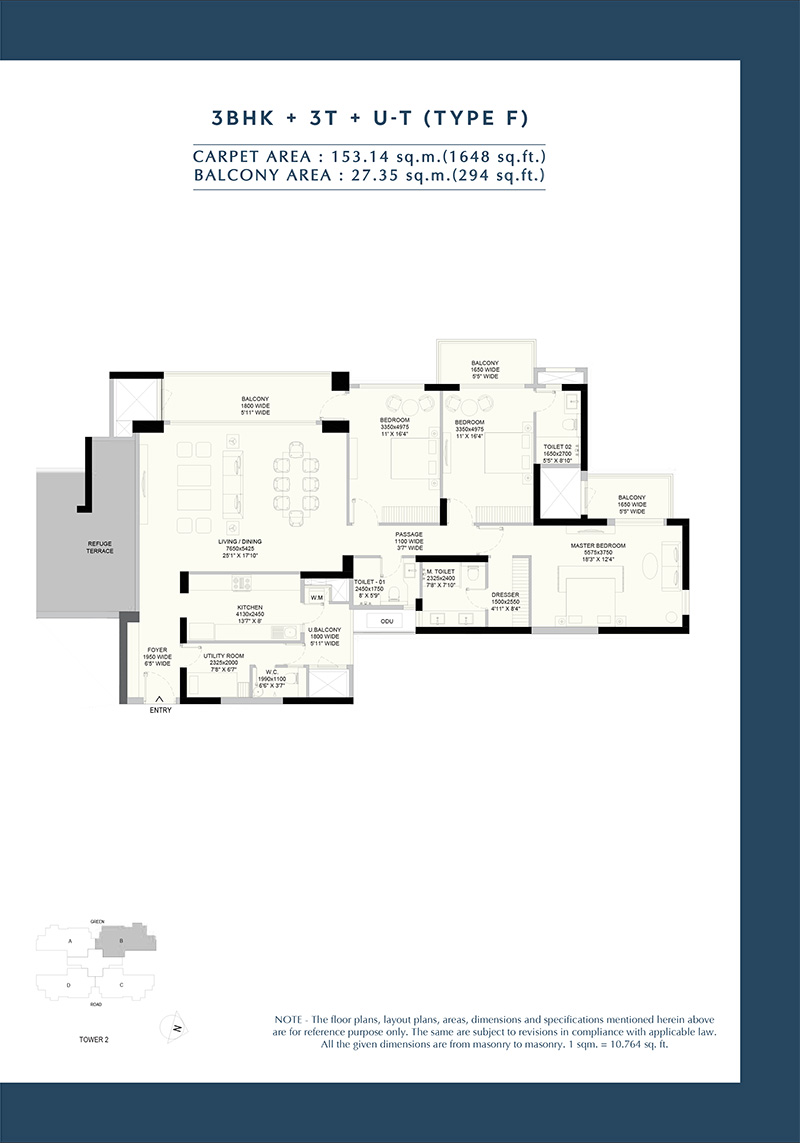 Emaar Amaris Floor Plans